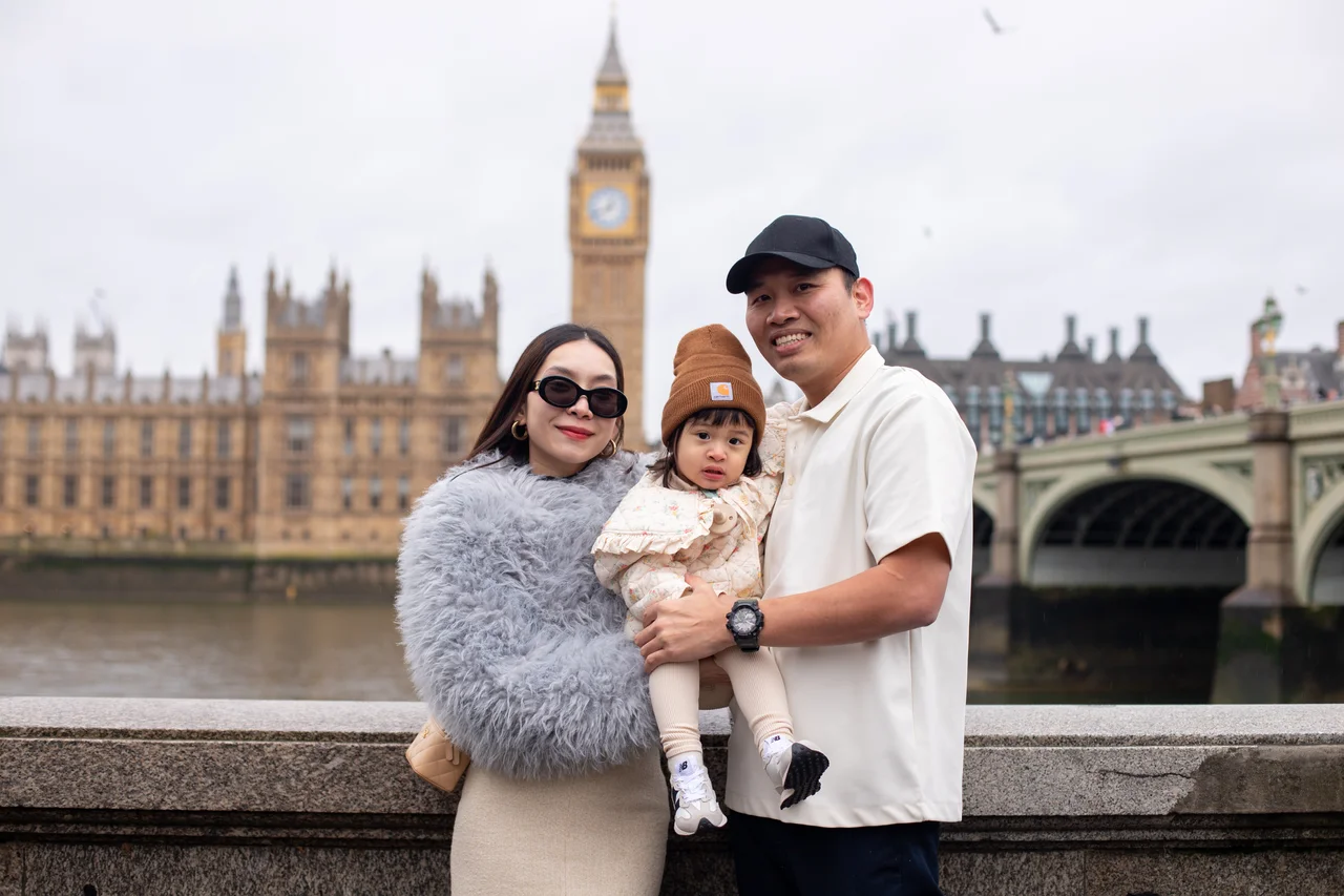Professional photoshoot at Big Ben London