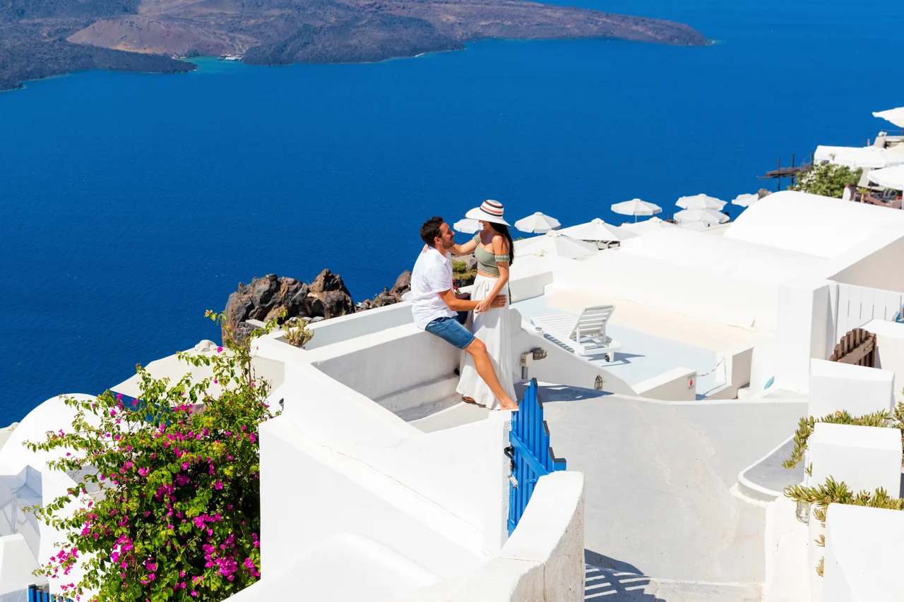 Professional photoshoot at Fira Town