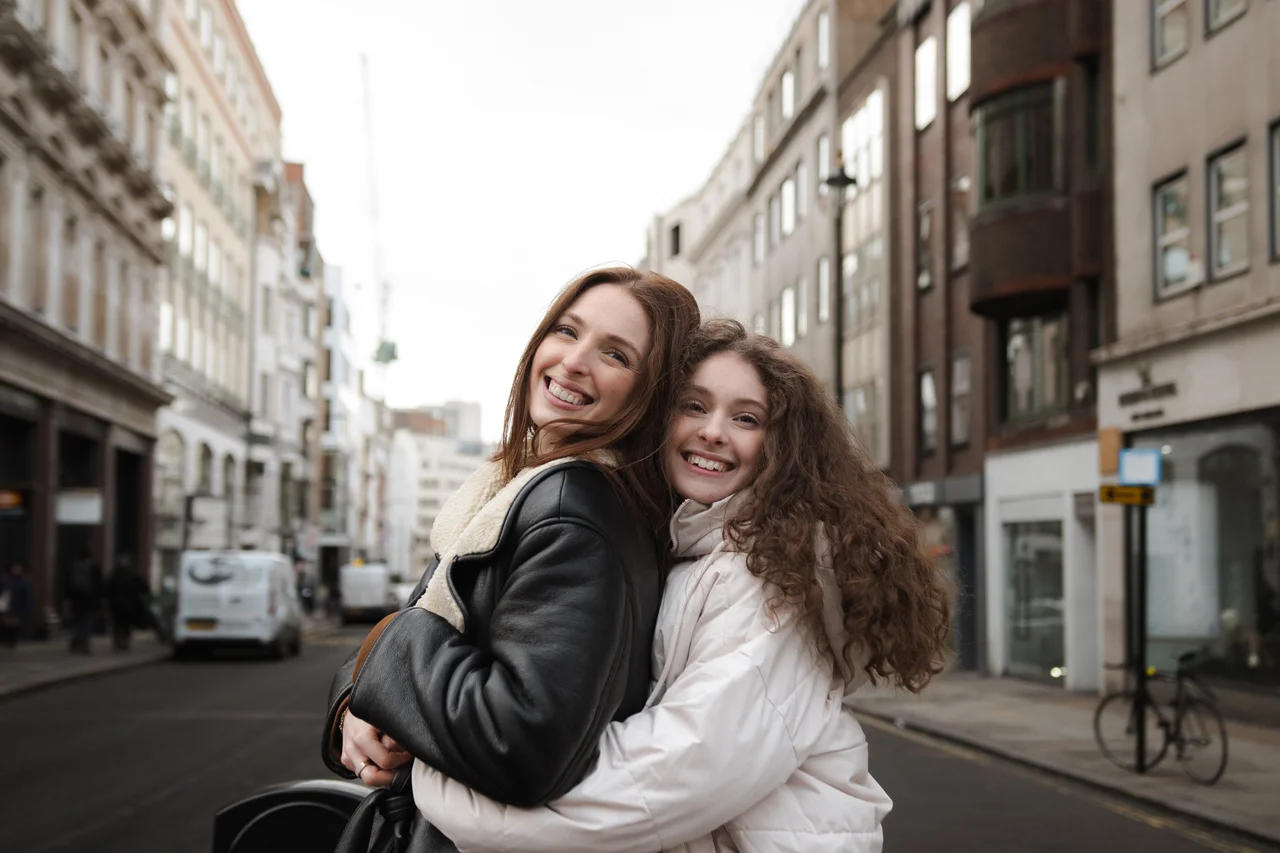 Professional photoshoot at Oxford Street