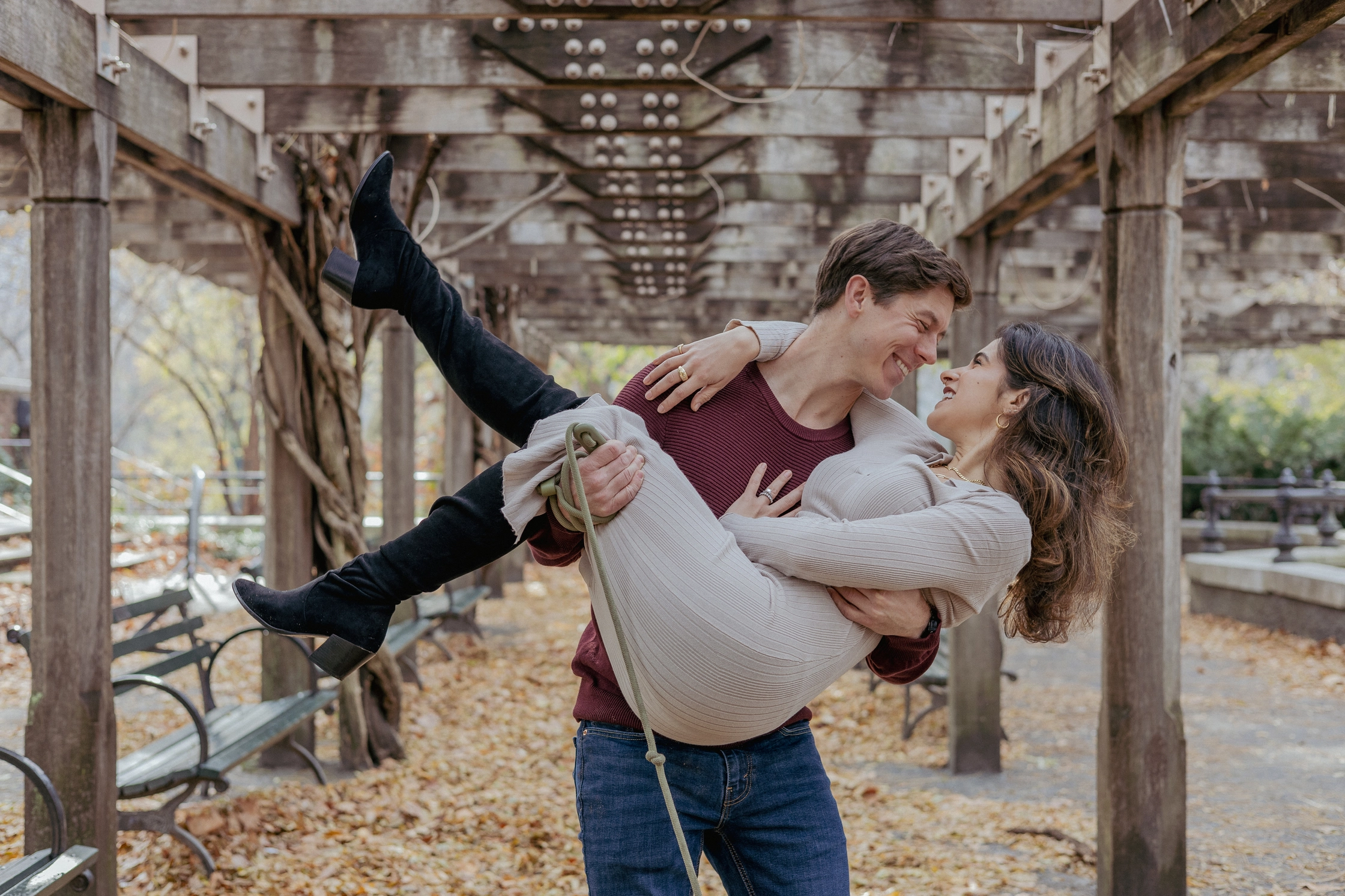 Central Park couple photoshoot 3