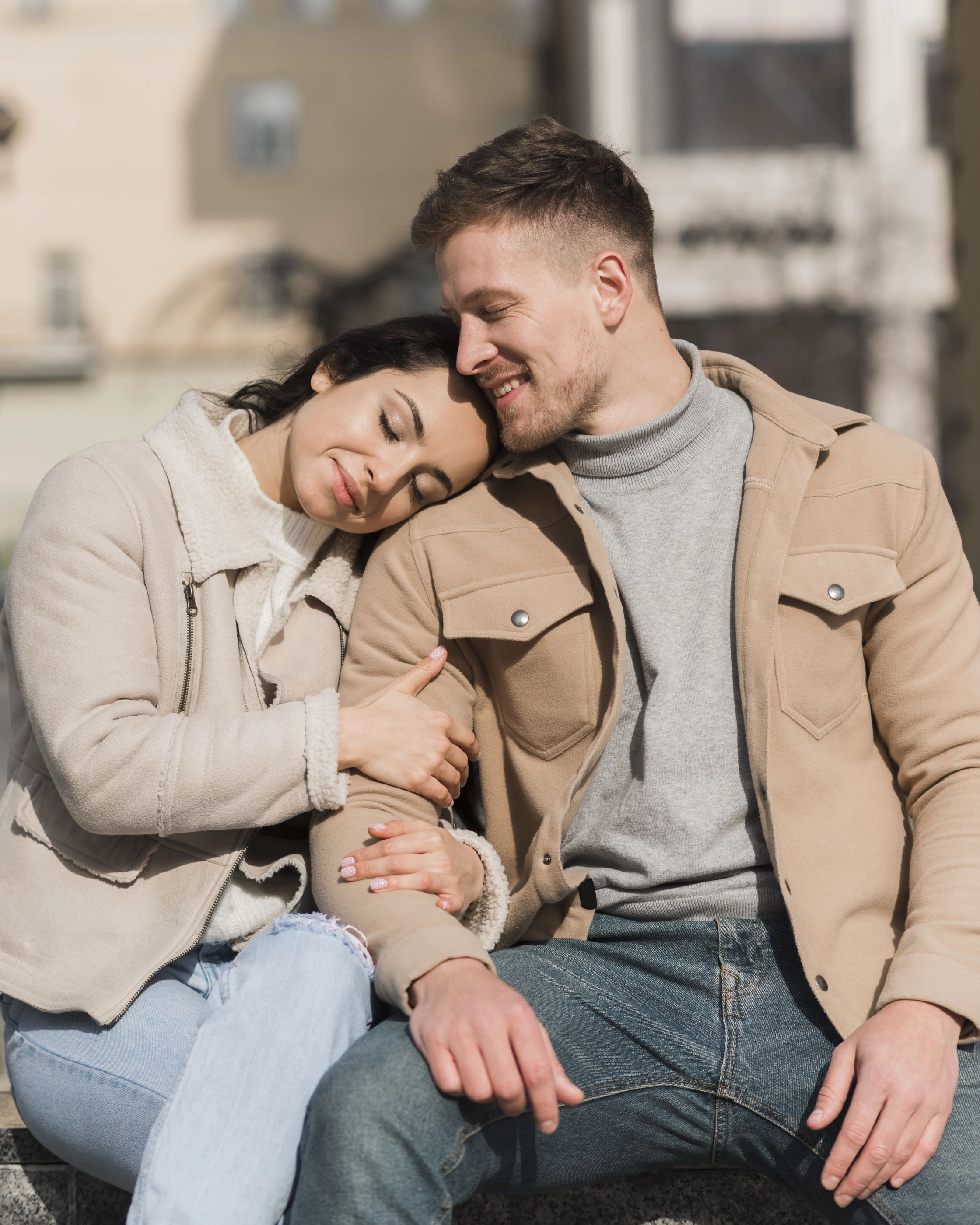 front-view-cute-couple-embraced-outside
