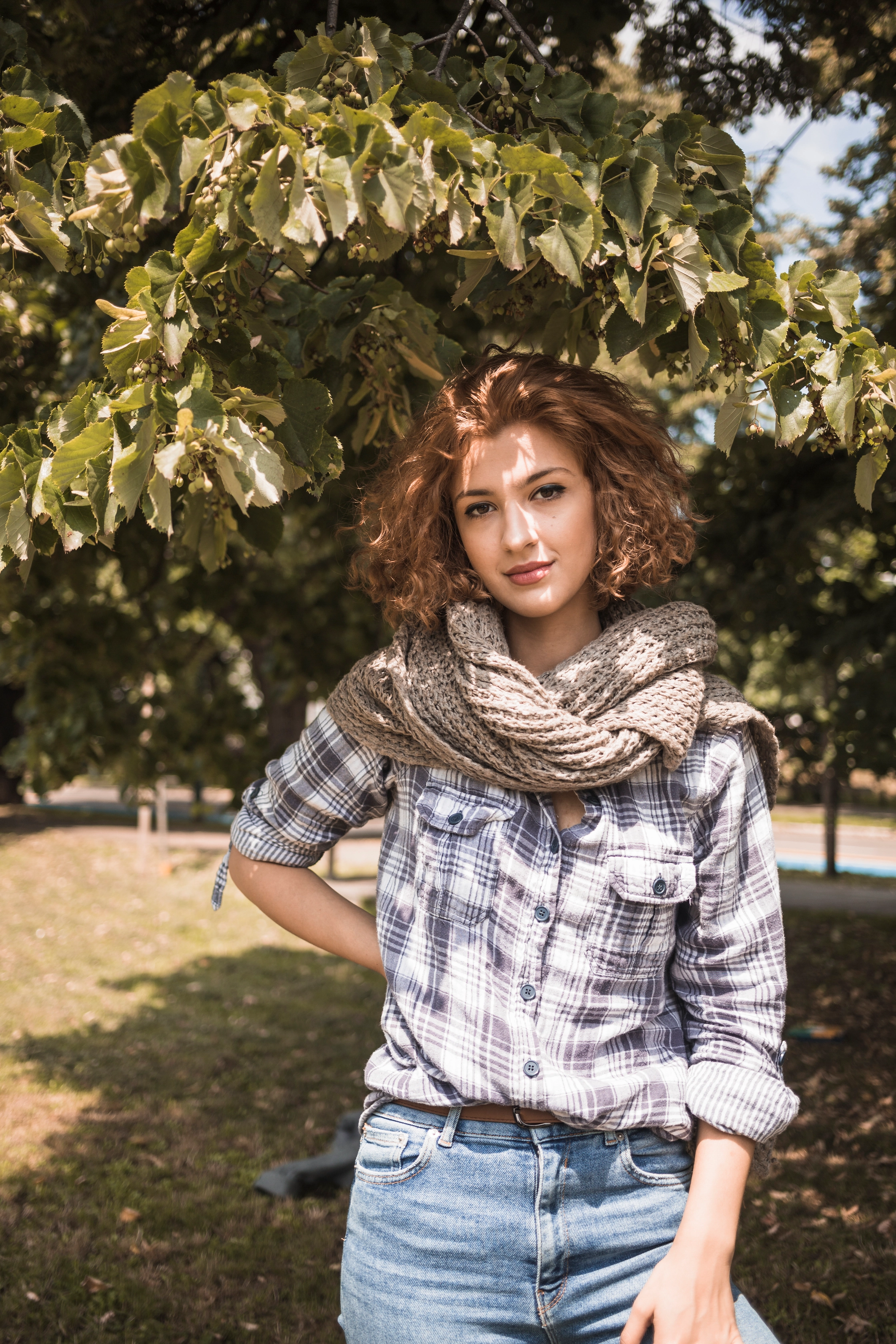stylish-woman-tree-park