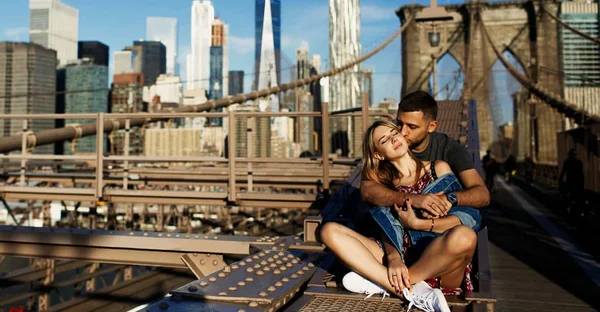 Professional photoshoot at Brooklyn Bridge