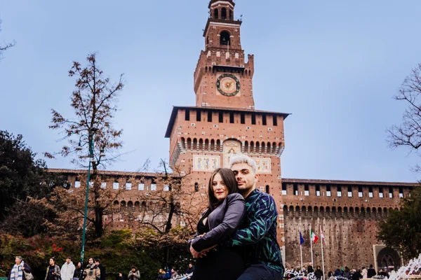Professional photoshoot at Sforzesco Castle