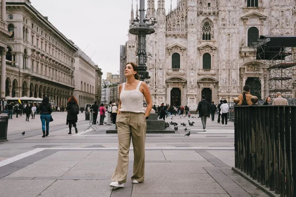 Professional photoshoot at Milan Duomo