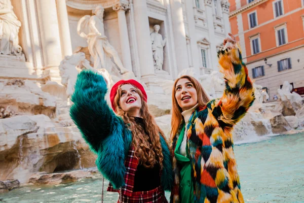 Professional photoshoot at the Trevi Fountain